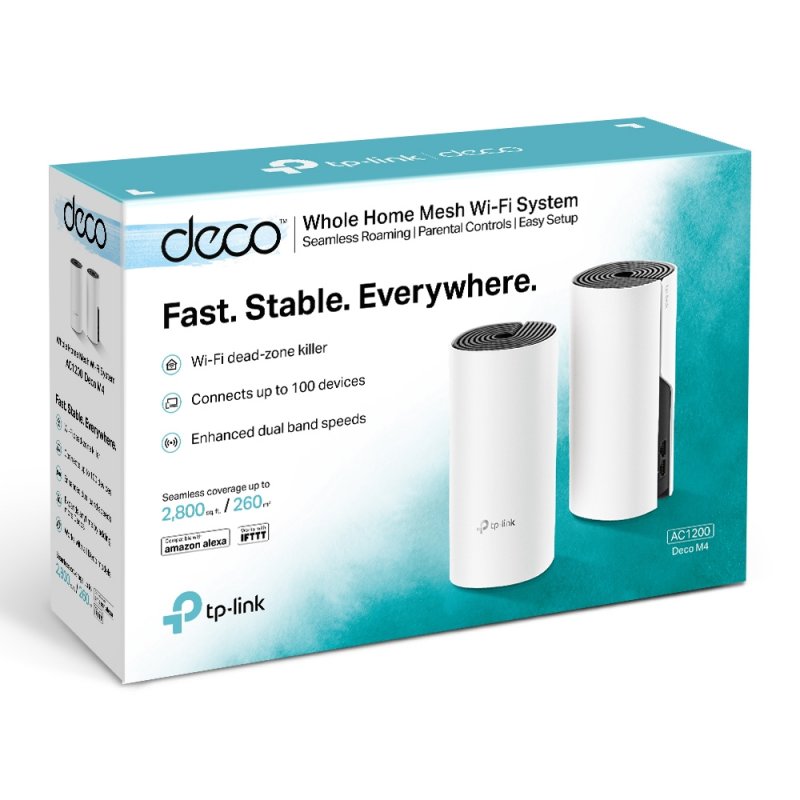 TP-Link compatible DECO M4 - WLAN-System - 802.11a/b/g/n/ac - Desktop