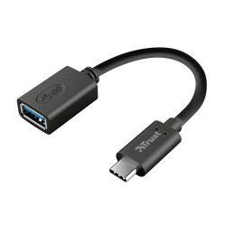 Trust 20967 câble USB 0,09 m USB C USB A Noir