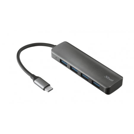 Trust 23328 hub & concentrateur USB 3.2 Gen 1 (3.1 Gen 1) Type-A 5000 Mbit/s Gris