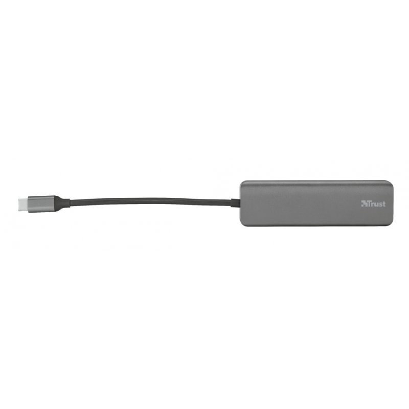 Trust 23328 interface hub USB 3.2 Gen 1 (3.1 Gen 1) Type-A 5000 Mbit/s Grey
