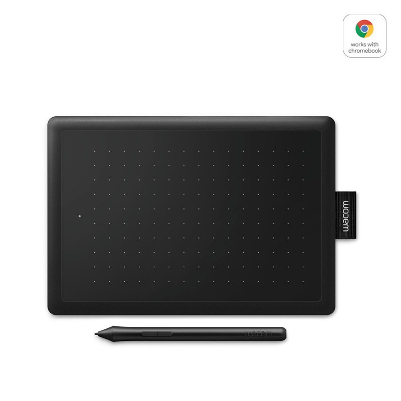 Wacom One by Small tablette graphique Noir 2540 lpi 152 x 95 mm USB