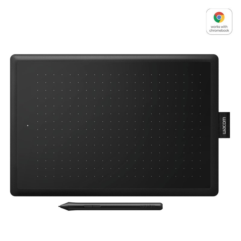 Wacom compatible One Medium 2017 - Tablette USB à stylet Noir