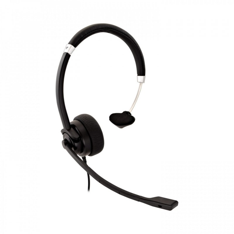 V7 Casque mono 3.5mm Deluxe avec microphone