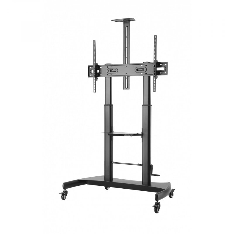 HEIGHT ADJUSTABLE PRO TV CART UP TO 100IN SIZE DISPLAY