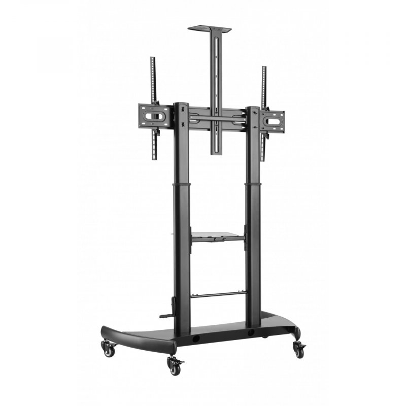 HEIGHT ADJUSTABLE PRO TV CART UP TO 100IN SIZE DISPLAY