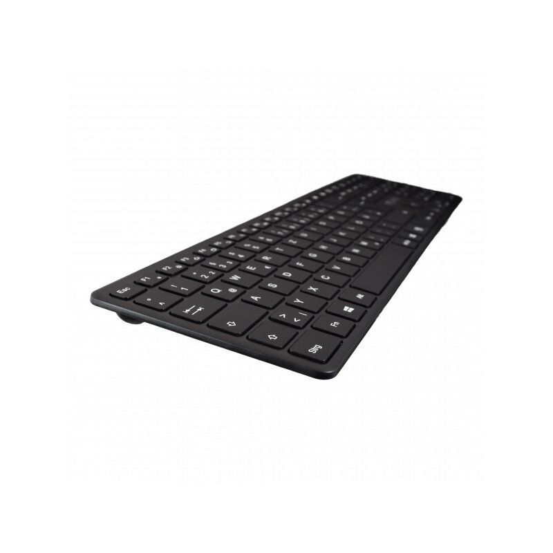 V7 Bluetooth Keyboard KW550DEBT 2.4GHZ Dual Mode, German QWERTZ - Black