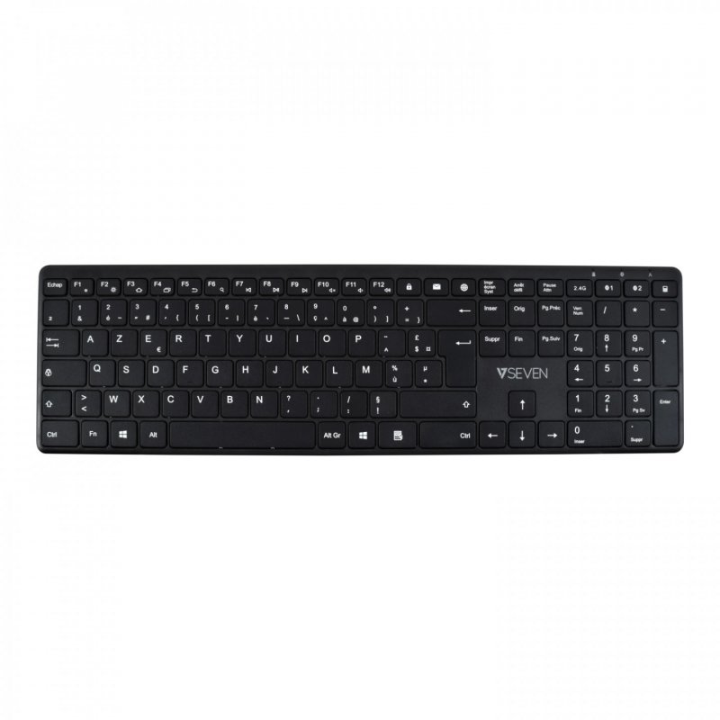 BLUETOOTH SILENT KEYBOARD FR 2.4GHZ DUAL MODE FRENCH AZERTY F