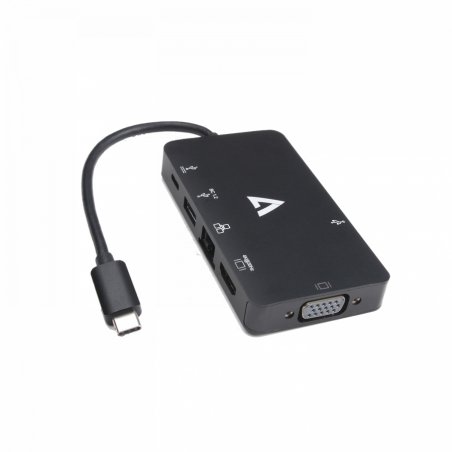 ADAPTATEUR USBC VERS HDMI VGA RJ45 USBA USBC NOIR
