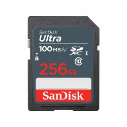 SANDISK ULTRA 256GB SDXC MEMORY CARD 100MB/S