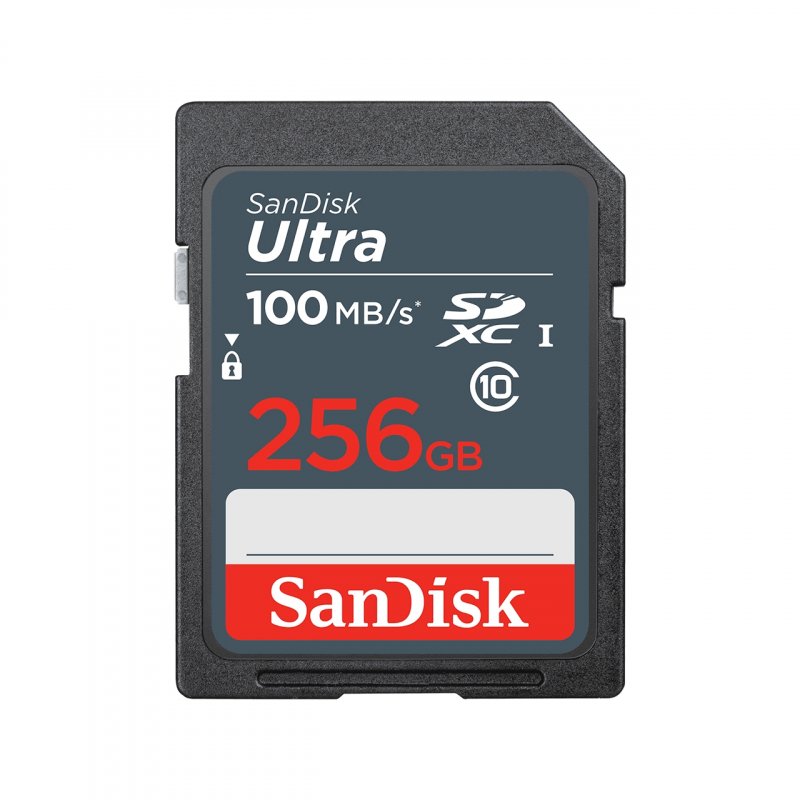 SANDISK ULTRA 256GB SDXC MEMORY CARD 100MB/S