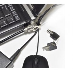 KEYED DOUBLE HEAD CABLE LOCK