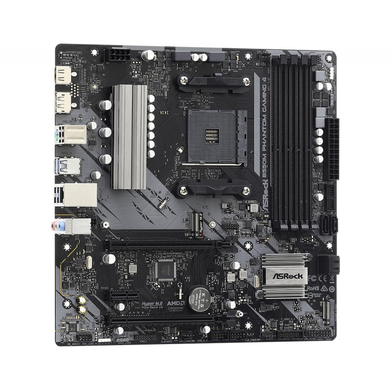 Asrock B550M Phantom Gaming 4 AMD B550 Emplacement AM4 micro ATX