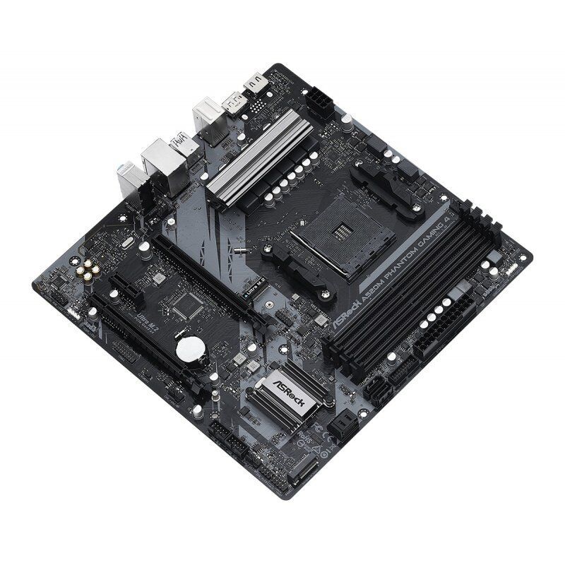 A520M PHANTOM GAMING 4 AM4 MATX SND+GLN+U3.2+M2 SATA 6GB/S DDR4