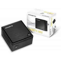 Gigabyte GB-BPCE-3455 barebone PC/ poste de travail 0,69L mini PC Noir BGA 1296 J3455 1,5 GHz