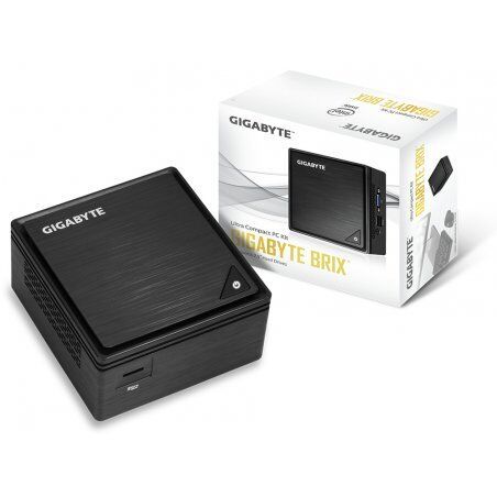 Gigabyte GB-BPCE-3455 barebone PC/ poste de travail 0,69L mini PC Noir BGA 1296 J3455 1,5 GHz