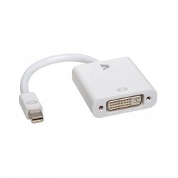 Adaptateur vid&eacuteo Mini-DisplayPort m&acircle vers DVI-D m&acircle, blanc