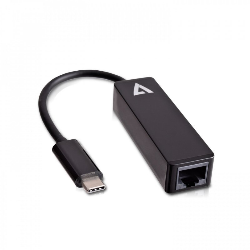 Adaptateur vid&eacuteo USB-C m&acircle vers RJ45 m&acircle, noir