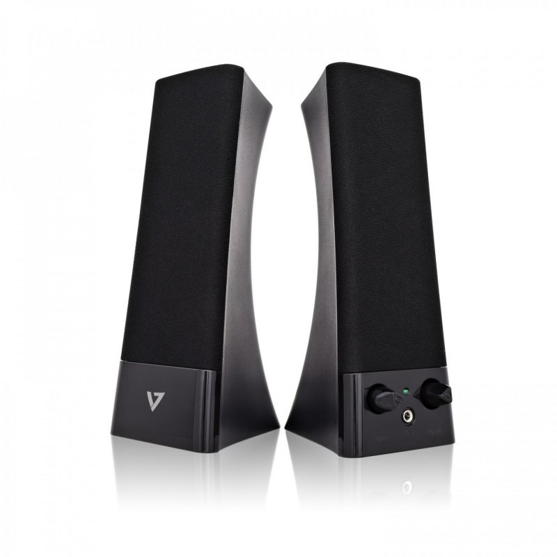 V7 USB Powered Stereo Speakers - for Notebook and Desktop