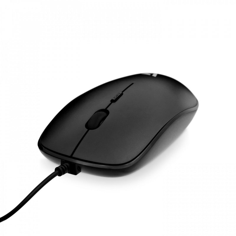 Souris Optique Compact Filaire USB - Noir