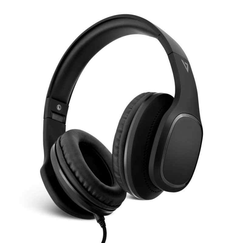 V7 Casque supra-auriculaire avec microphone - noir