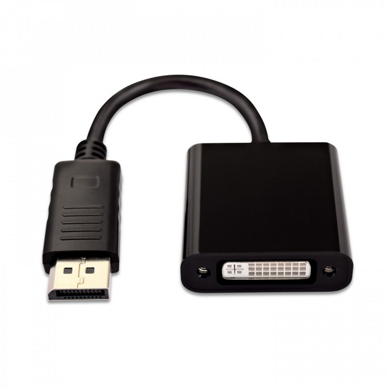 ADAPTATEUR DISPLAYPORT VERS DVI NOIR ACTIF MALE