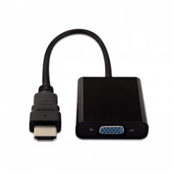 ADAPTATEUR HDMI VERS VGA NOIR 100 CUIVRE