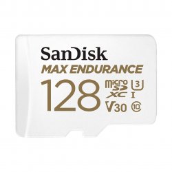 SanDisk Max Endurance microSDXC UHS-I U3 V30 128 Go + Adaptateur SD