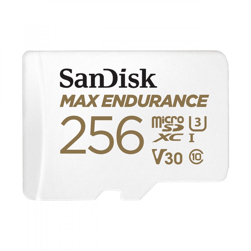 MAX ENDURANCE MICROSDHC 256GB CARD WITH ADAPTER