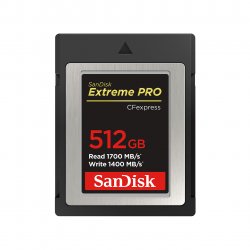 SDCFEXPRESS 512GB EXTREME PRO 1700MB/S R 1400MB/S W 4X6