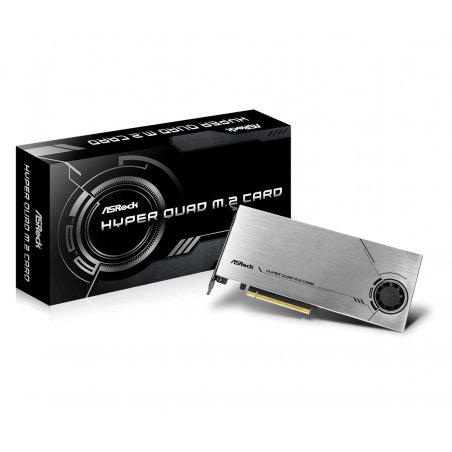 Asrock Hyper Quad M.2 interface cards/adapter Internal