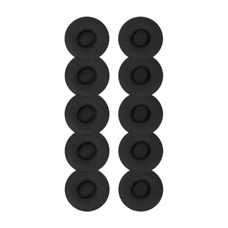 LEATHERETTE EAR CUSHIONS L 10 UNITS PACK