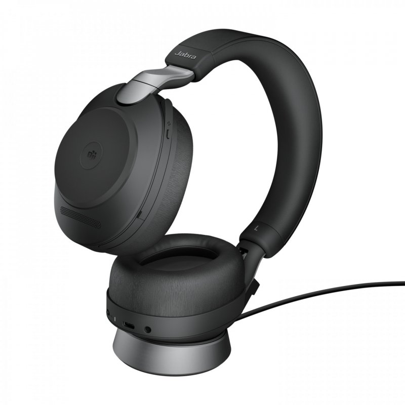 Jabra Evolve2 85, MS Stereo Casque Avec fil &sans fil Arceau Bureau/Centre d'appels USB Type-C Bluetooth Noir