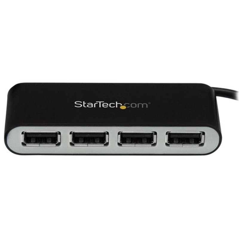 HUB USB 2.0 PORTABLE A 4 PORTS AVEC CABLE INTEGRE