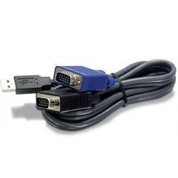 CABLE POUR KVM USB 3M MALE/MALE