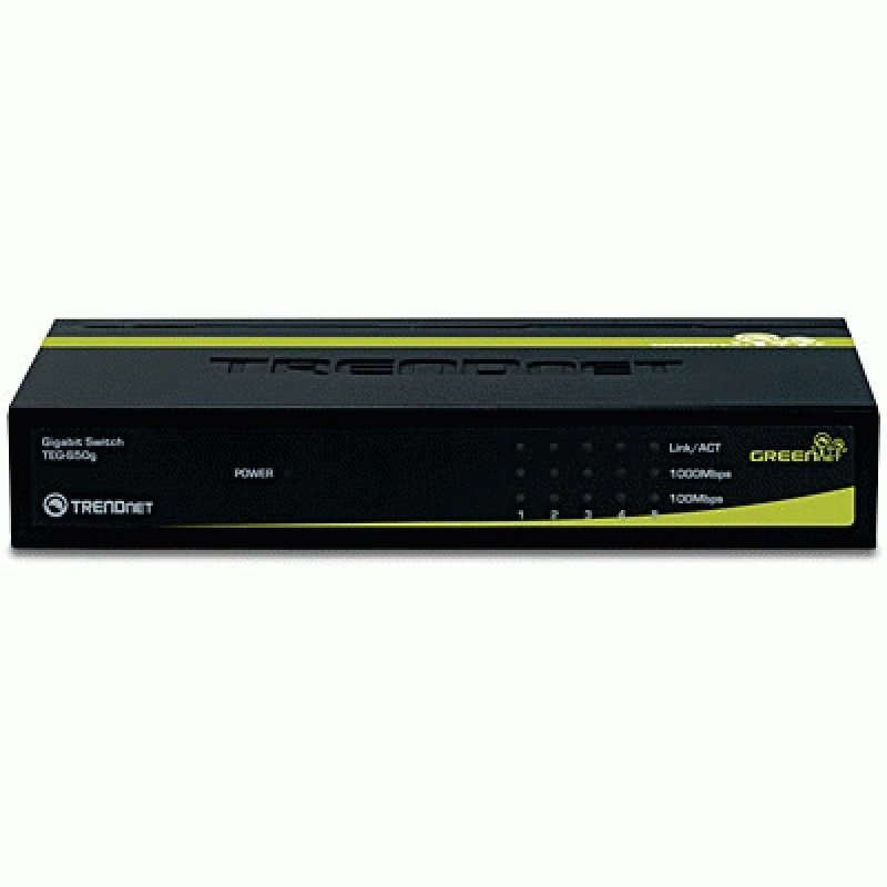 5X10/100/1000MBPS GREENNET GIGABIT SWITCH (METAL)