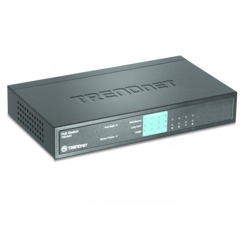 SWITCH 8 PORTS ETHERNET POE 4 PORTS ETHERNET + 4 PORTS POE