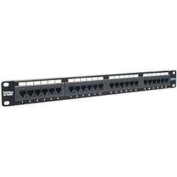 CAT6 24-PORT UNSHIELDED PATCH PANEL