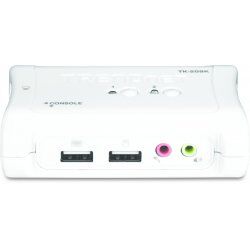S - KVM 2 PORTS VGA - USB + AUDIO 2 CABLES INCLUS