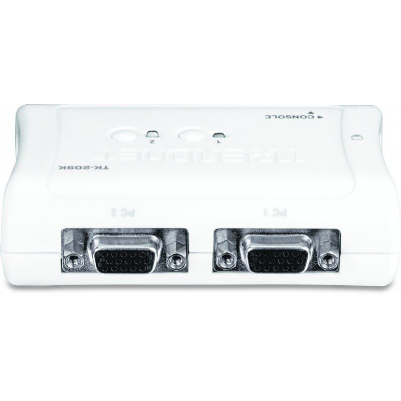 S - KVM 2 PORTS VGA - USB + AUDIO 2 CABLES INCLUS