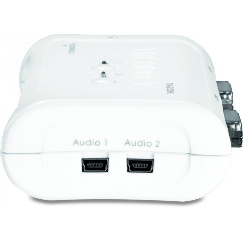 S - KVM 2 PORTS VGA - USB + AUDIO 2 CABLES INCLUS