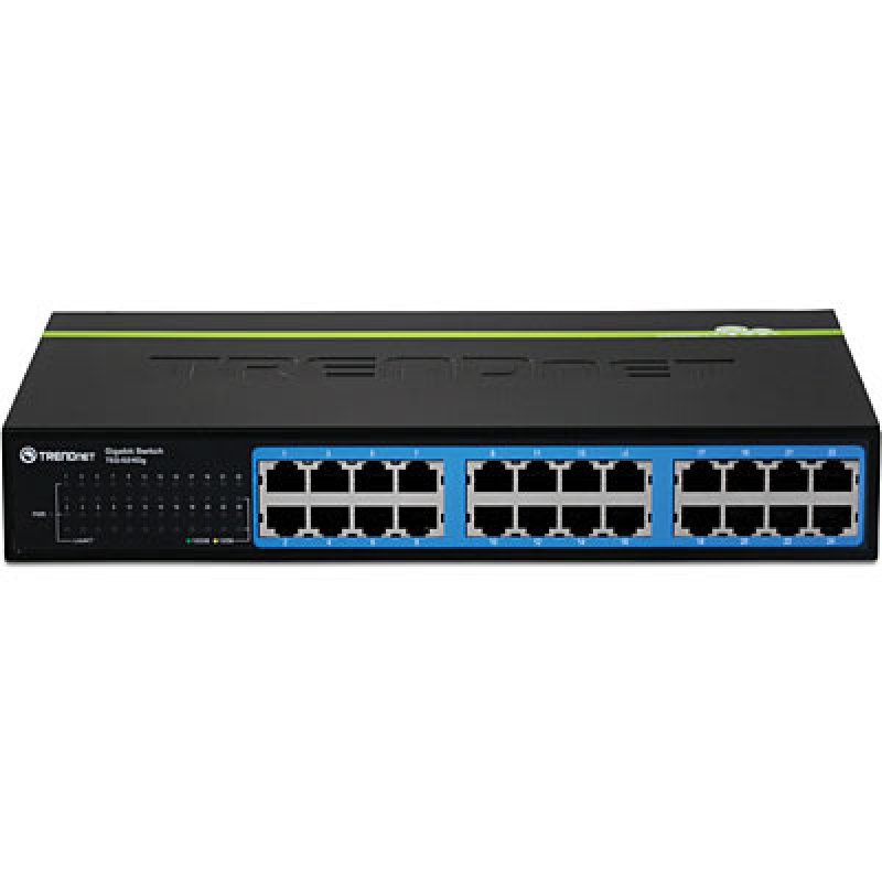 SWITCH COMPACT 24 PORTS GIGABIT TECHNOLOGIE GREENNET