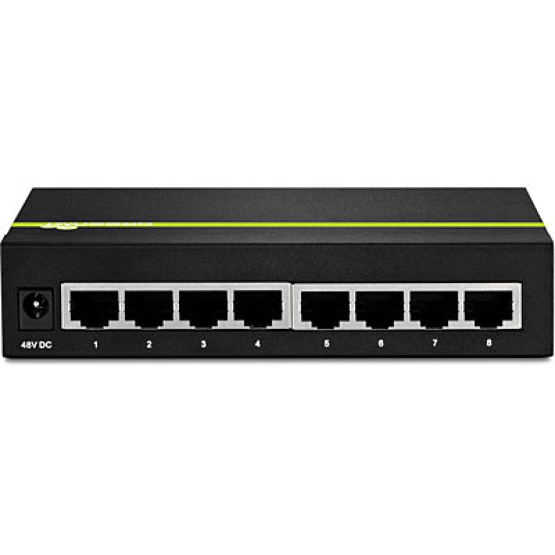 Trendnet TPE-TG80G network switch Unmanaged Power over Ethernet (PoE) Black
