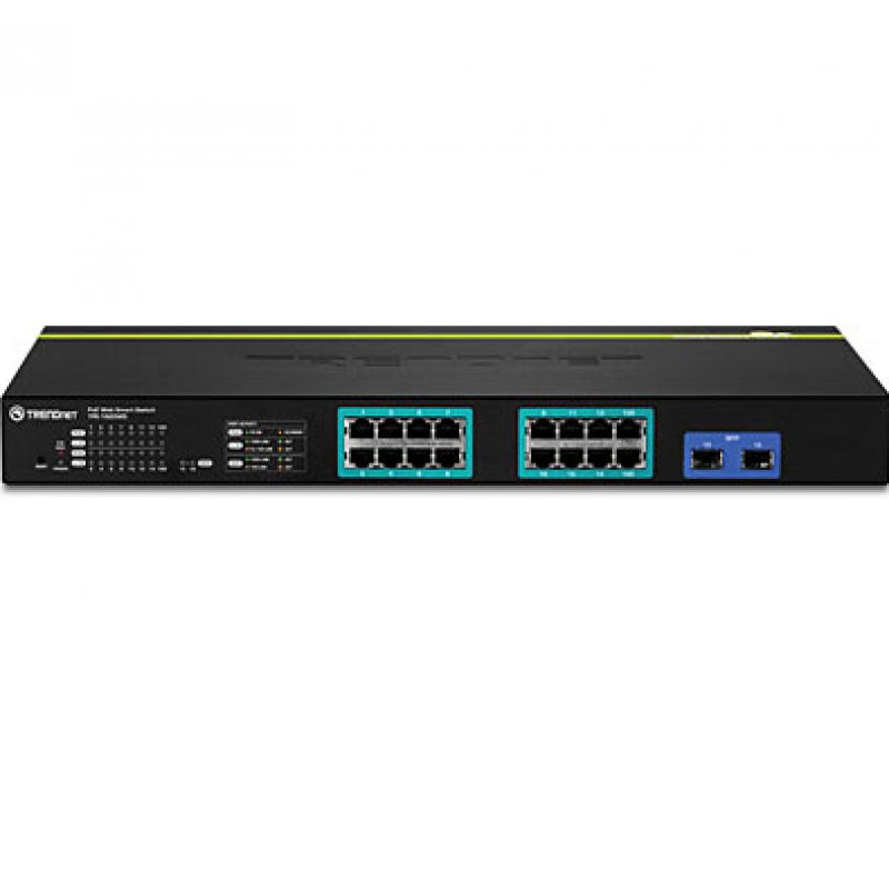 Trendnet TPE-1620WS commutateur réseau Géré L2 Gigabit Ethernet (10/100/1000) Connexion Ethernet, supportant l'alimen