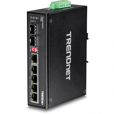 Trendnet TI-G62 commutateur réseau Non-géré L2 Gigabit Ethernet (10/100/1000) Noir