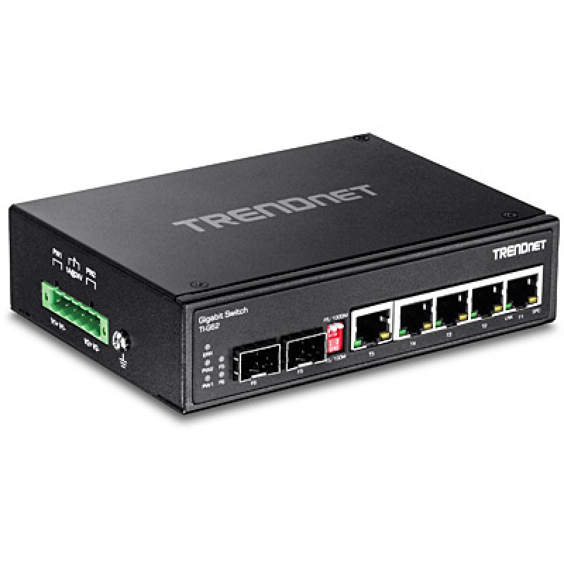 Trendnet TI-G62 commutateur réseau Non-géré L2 Gigabit Ethernet (10/100/1000) Noir