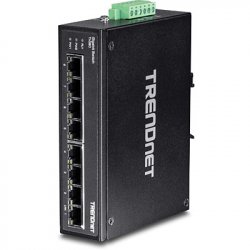 8-PORT HARDENED INDUSTRIAL GIGABIT SWITCH