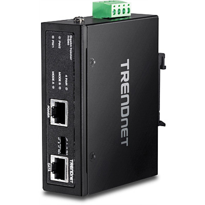 Trendnet TI-IG60 adaptateur et injecteur PoE Fast Ethernet, Gigabit Ethernet