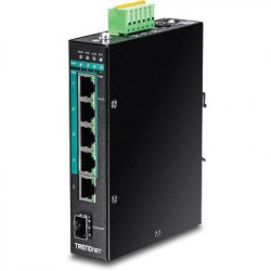 Trendnet TI-PG541i Géré L2+ Gigabit Ethernet (10/100/1000) Connexion Ethernet, supportant l'alimentation via ce port (