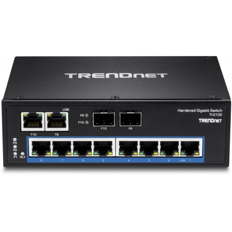 Trendnet TI-G102 network switch Gigabit Ethernet (10/100/1000) Black
