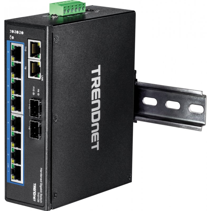 Trendnet TI-G102 commutateur réseau Gigabit Ethernet (10/100/1000) Noir